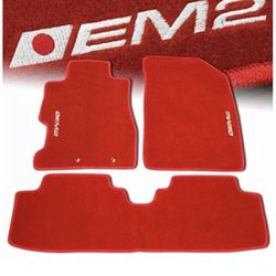 EM2 Honda Civic Red Floor Mats New in Box