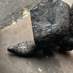Real Python Boots And Real Leather Boots