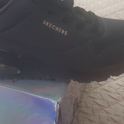 Women's Skechers Street Sneakers Black