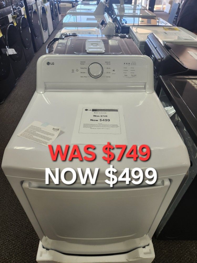 7.3 Cu. Ft. Vented Electric Dryer White With Sensor Dry