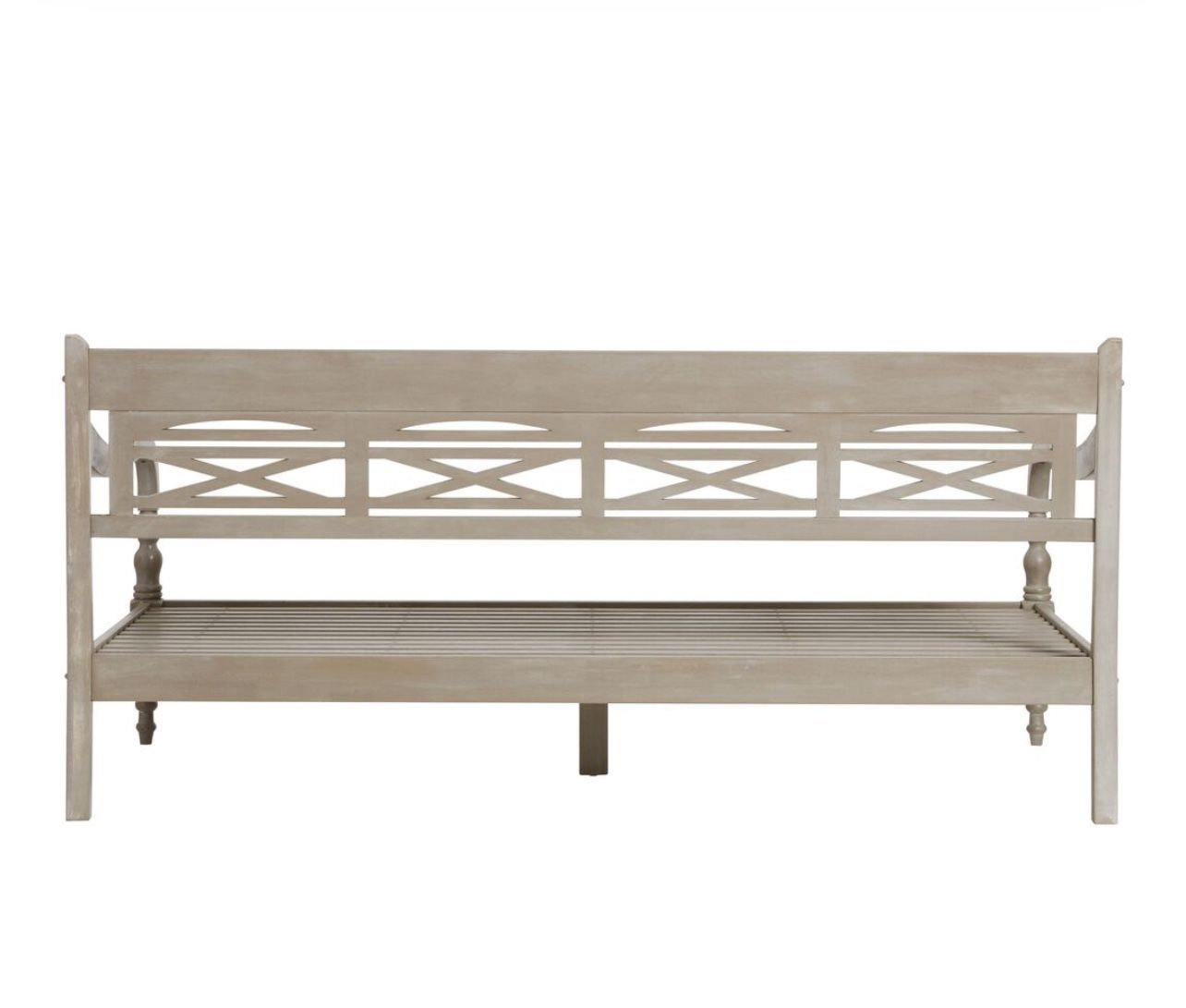 Day Bed Twin Bed Indonesian Antique Gray Finish Daybed