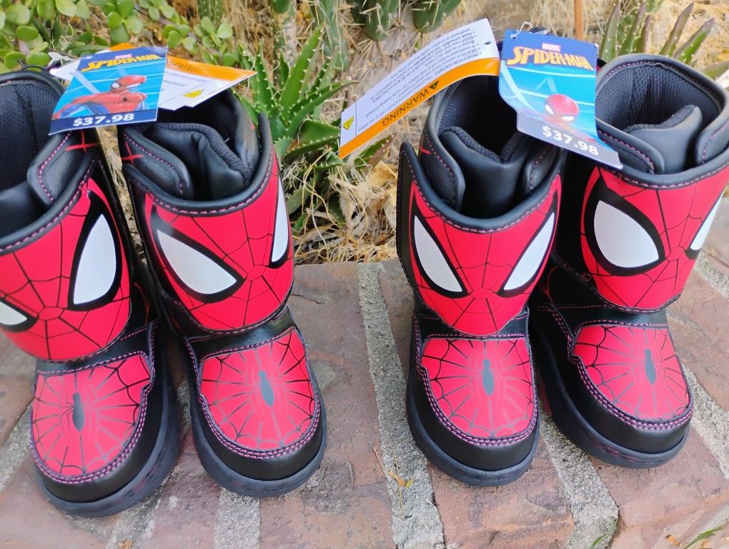 New Spidey Snow Boot Light Ups Only $20 Each