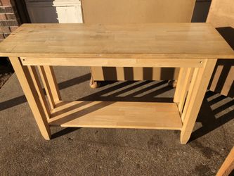 Sturdy Solid Wood Sofa Table/Console Table