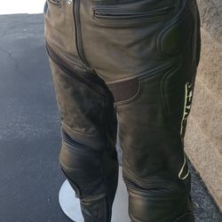 Joe Rocket Leather Motorcycle Pants