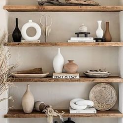 Rustic Style Shelves (set of 4) 