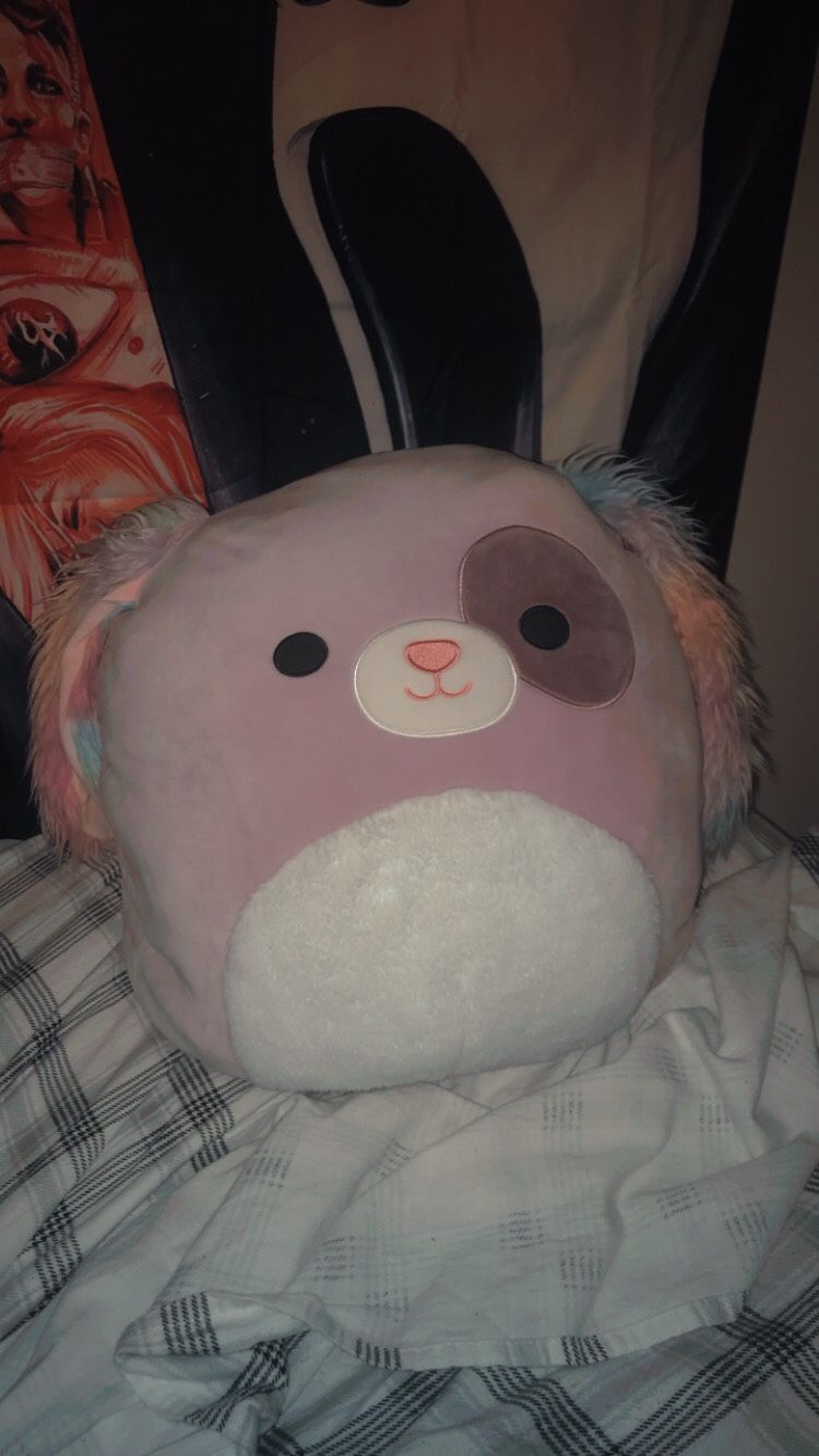 Big Purple Dog Squishmellow Stuffie Animal