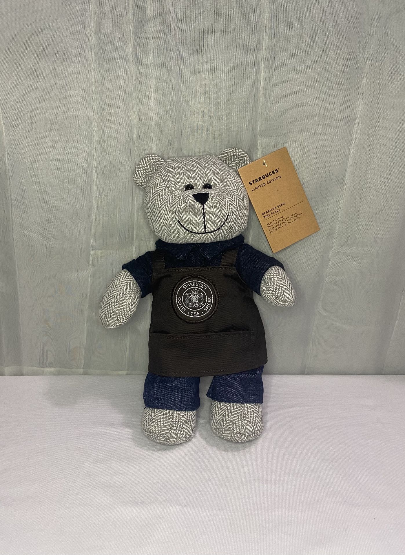 Starbucks First Store Pike Place Bearista Bear 173rd Limited Edition