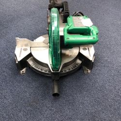 Metabo HPT C10FCG(S) 10” Compound Miter Saw Corded With Dust Bag (64592-11)