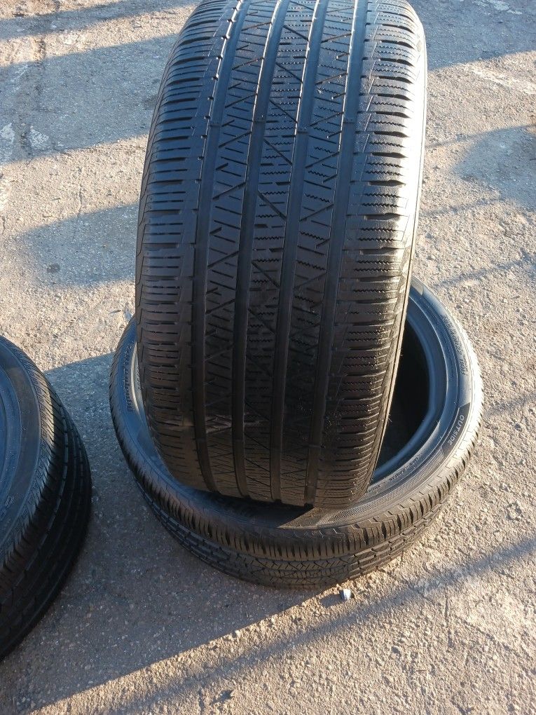 2 Used Tire Hankook Dynapro HP2 Plus Size 285/40/22