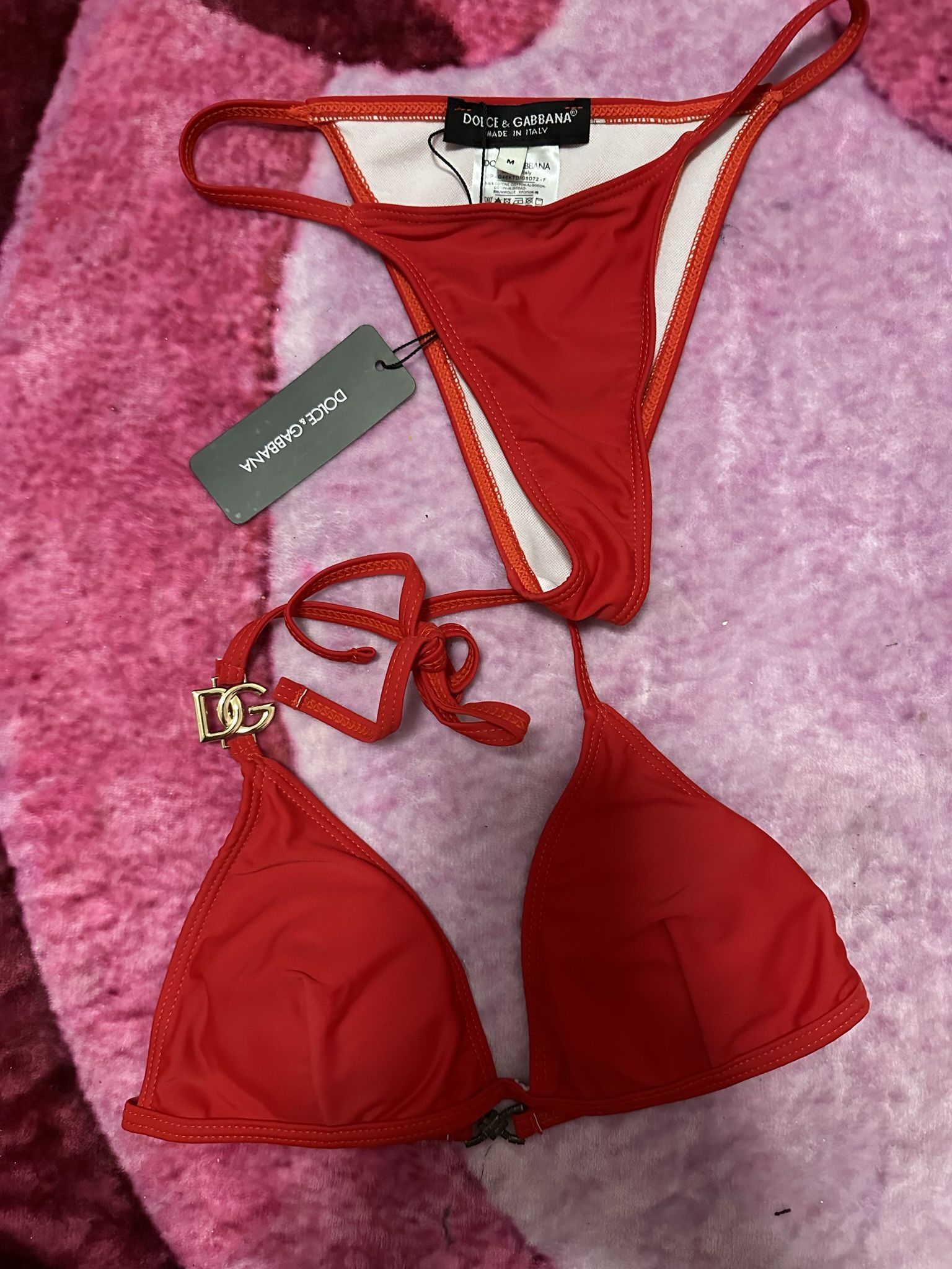 dg dolce gabbana swim suit bikini size small