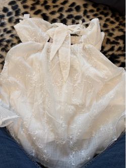Princess Polly granno mini dress white
