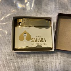 Vintage Las Vegas Sahara Hotel Lighter