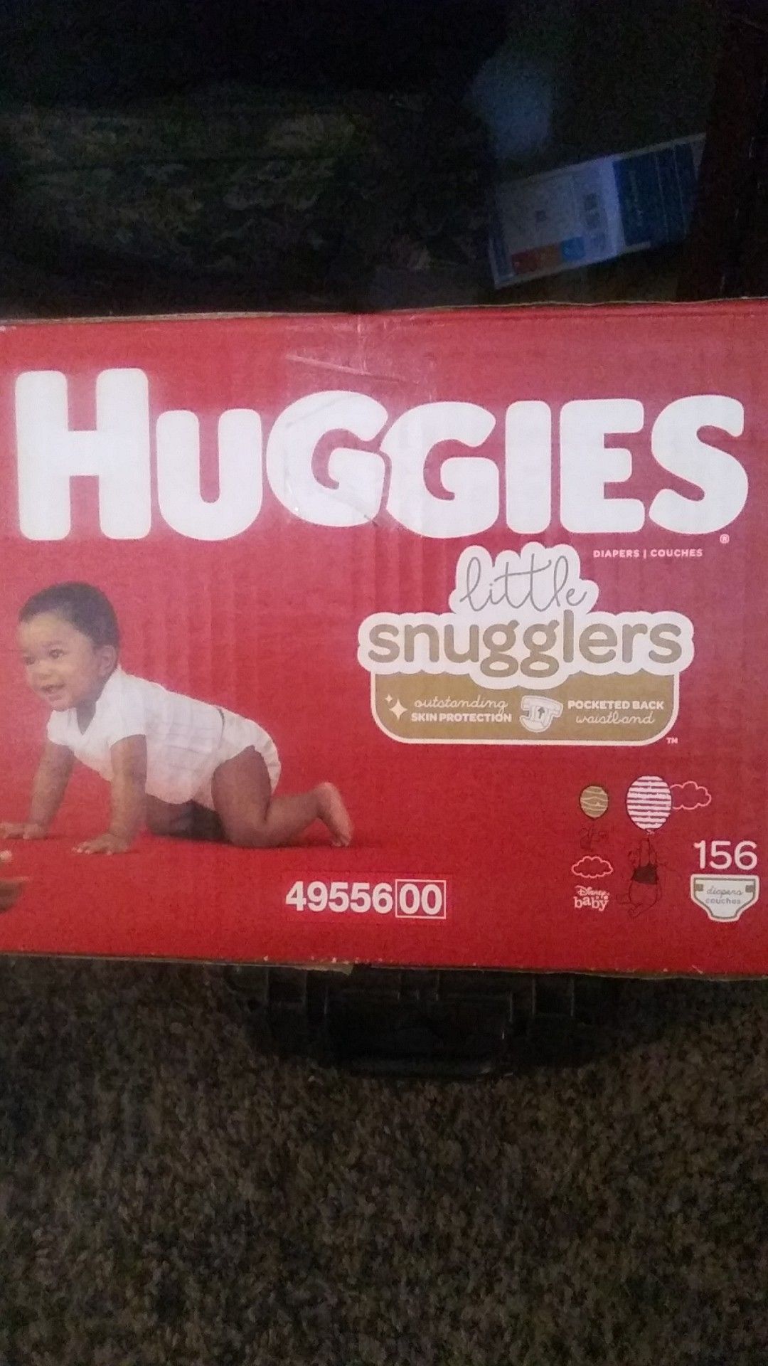 Huggies lil snugglers Big box