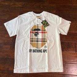 Bathing Ape Burberry Shirt Brand New