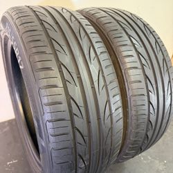 215 55 17  LionHart  LH-503  - 2 Used Tires 75% Life 