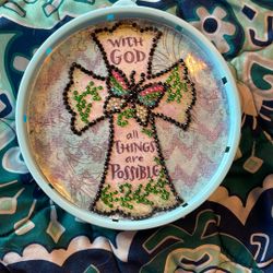 "with god all things are possible" sign