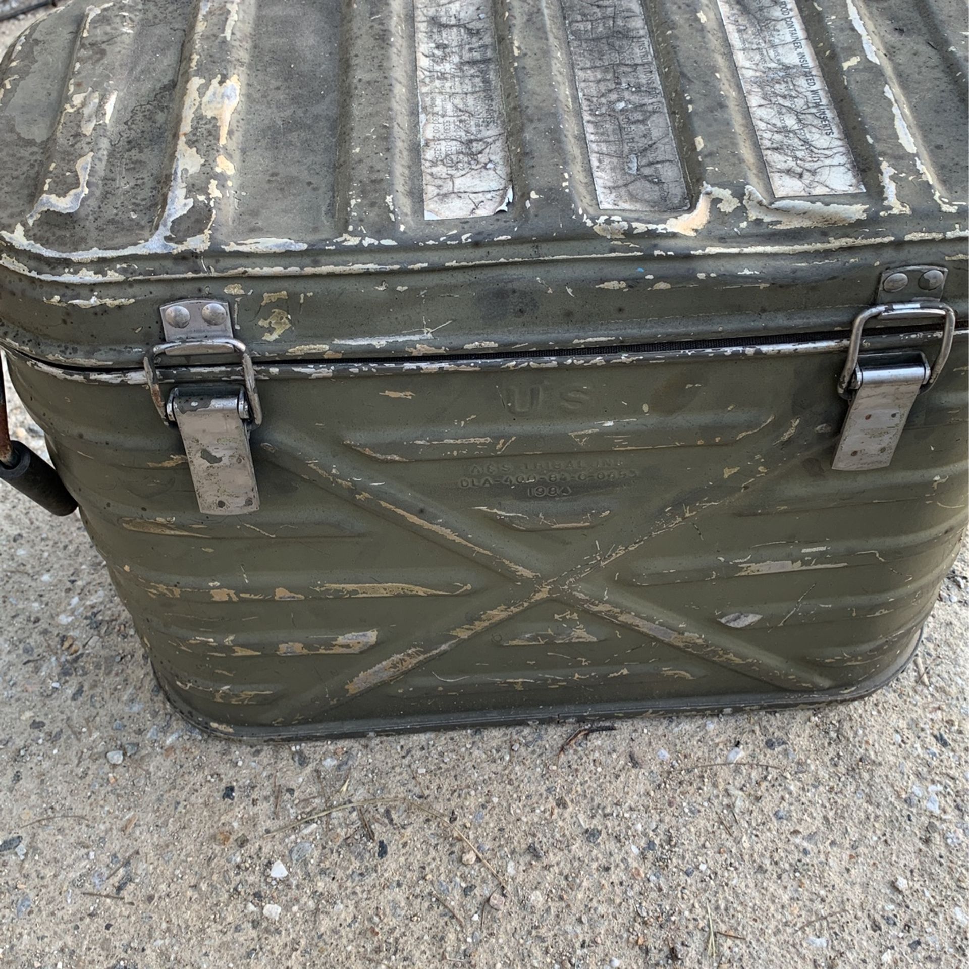 A&S Tribal Ind Aluminum Military Ice Chest