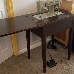 Vintage Sears Kenmore 5186 Sewing Machine Table