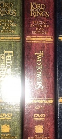 Lord of the rings DVD collection