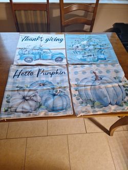 4 Harvest Pillow Covers