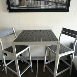 Sjalland Bar Table With 2 Bar Stools