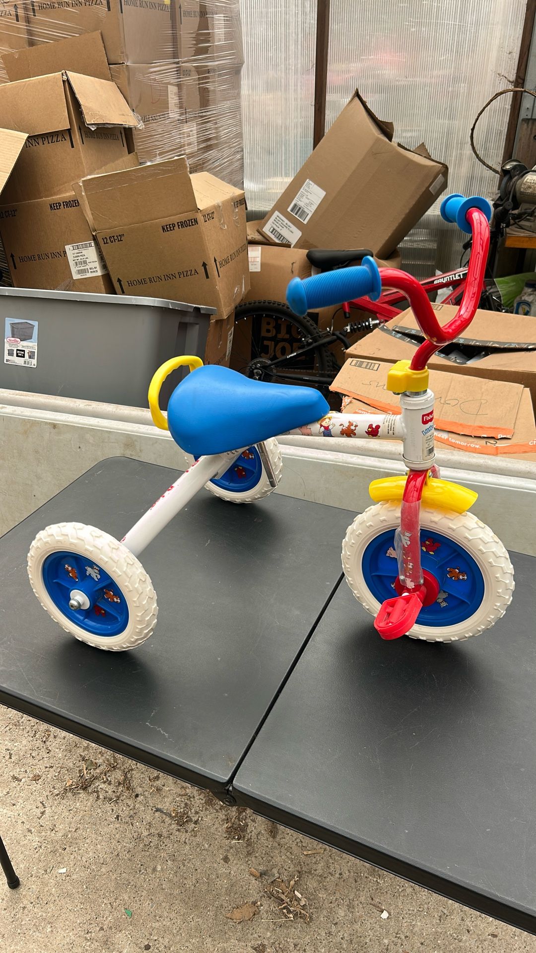 Fisher Price Little People 10” Vintage Tricycle NEW MINT