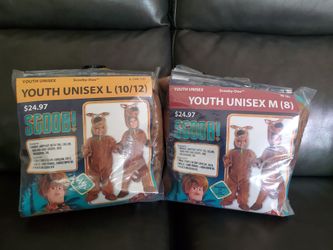 Happy Halloween!.. For Sale , 2 Scooby-Doo And 1 Sream Costumes . $45