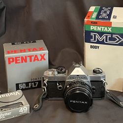 Asahi Pentax MX With Accessories 