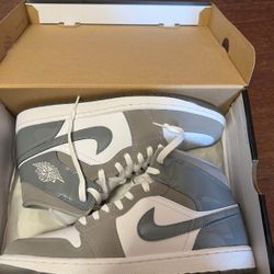 *Not Free Taking Offers* New With Box Air Jordan 1 mid SE White/Cool Grey