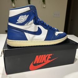 Jordan 1 Storm Blue Size 14