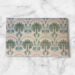 White Palm Design Bath Rug – 21” x 34”