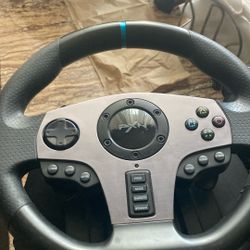 PS4 Steering Wheel With Pedals And Manual Shift Control 