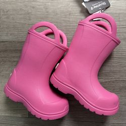 Rainy Boots Baby Girl Size 4 NWT