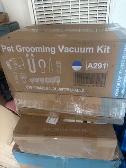 Pet grooming  vacuum  kit