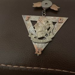 Artists Rifles" suggests it was a special issue badge. Vintage piece for collector.