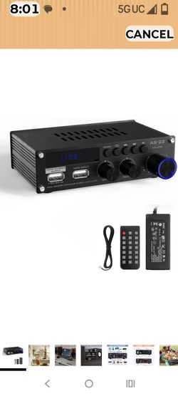 Mini mp3/bt.c/FM/aux audio amplifier as-22