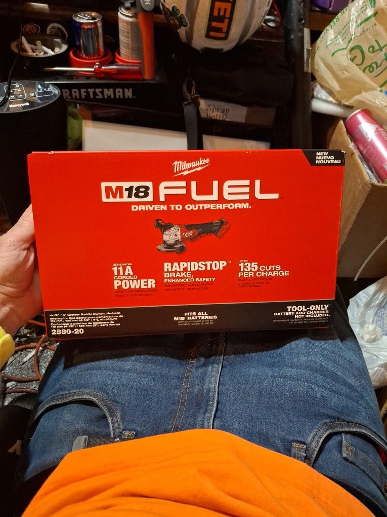 Milwaukee M18 Fuel 4 1/2" Grinder (New In Box)