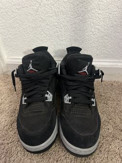 Jordan 4 Black Canvas