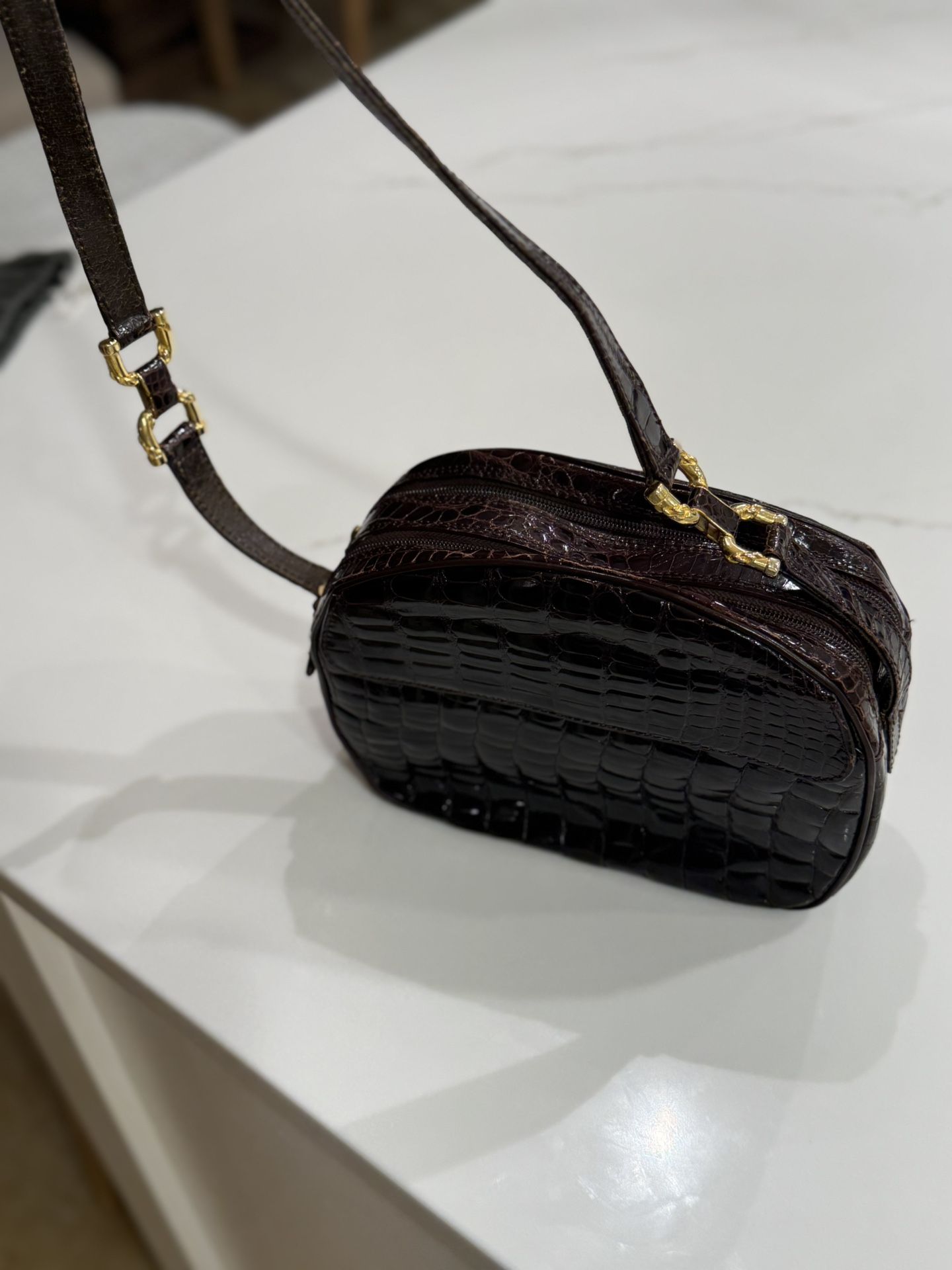 Stefano Bravo Genuine Alligator Vintage Bag