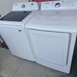 Washer And Dryer Samaung Set Electric 27 Inches Wide Like New 