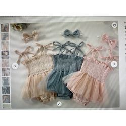 Blue Party Dress Baby Girl 