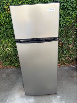 Frigidaire Mini Fridge with Freezer – Stainless Steel