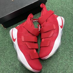 NIKE LEBRON SOLDIER 11 TB UNIVERSITY RED SIZE 8