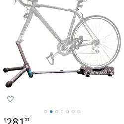 BV Bike Trainer Stand for Indoor Exercise Riding, 4 Resistance Settings, 5 Adjustable Height Levels
