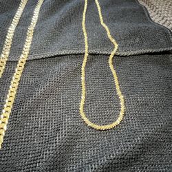 18” Twisted Rock 2.5mm Necklace 