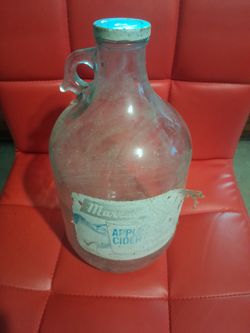 Vintage Murray's Apple Cider Glass Jug (Gallon)
