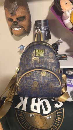 Loungefly backpack,  Droid Depot
