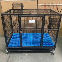 🆕 37" Heavy Duty 🆕 Stackable Dog Kennels🐕🐶🦮✨🐩🐕‍🦺‼️🔥🆕