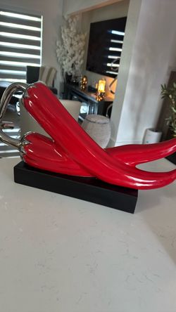 Red Chili Pepper Decorative Sculpture
