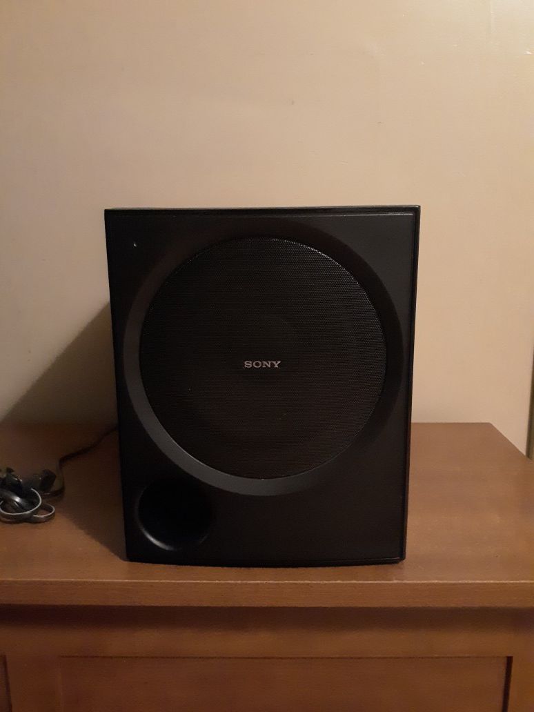Sony 8in powered subwoofer